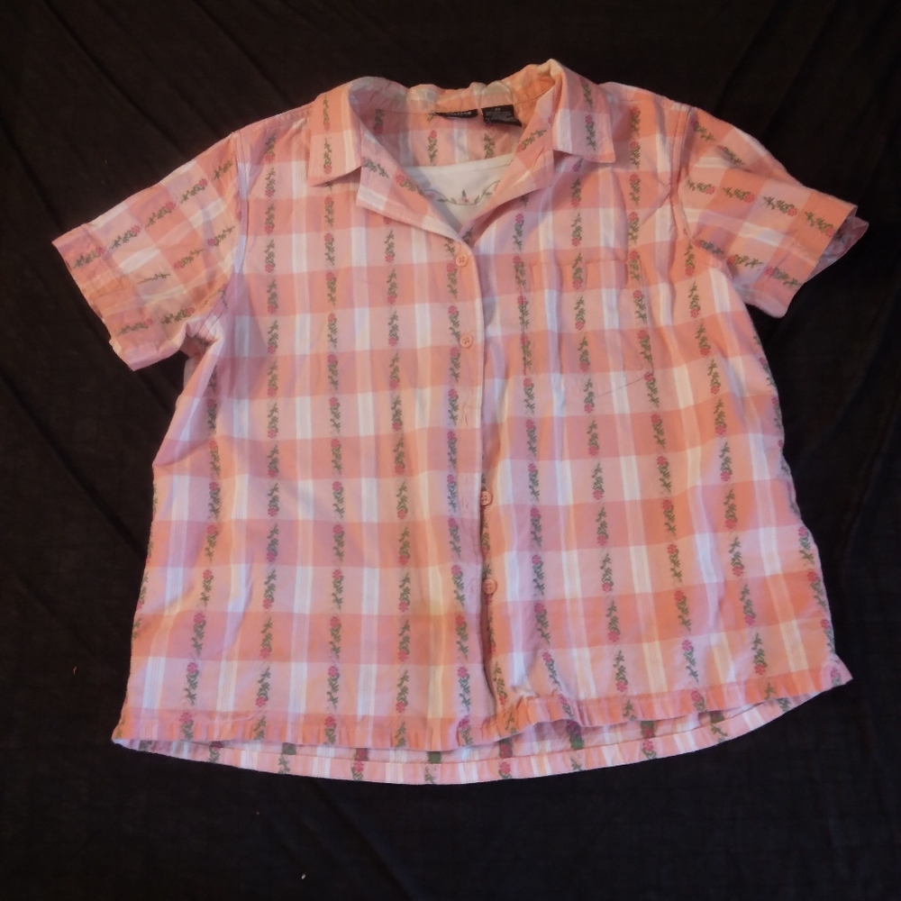 2x ladies club button up